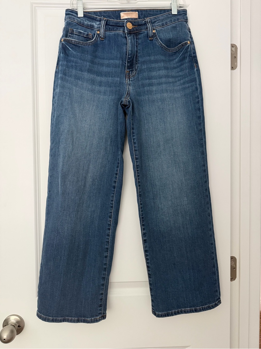 Kut from the Kloth Medium Blue Wide-Leg Jeans